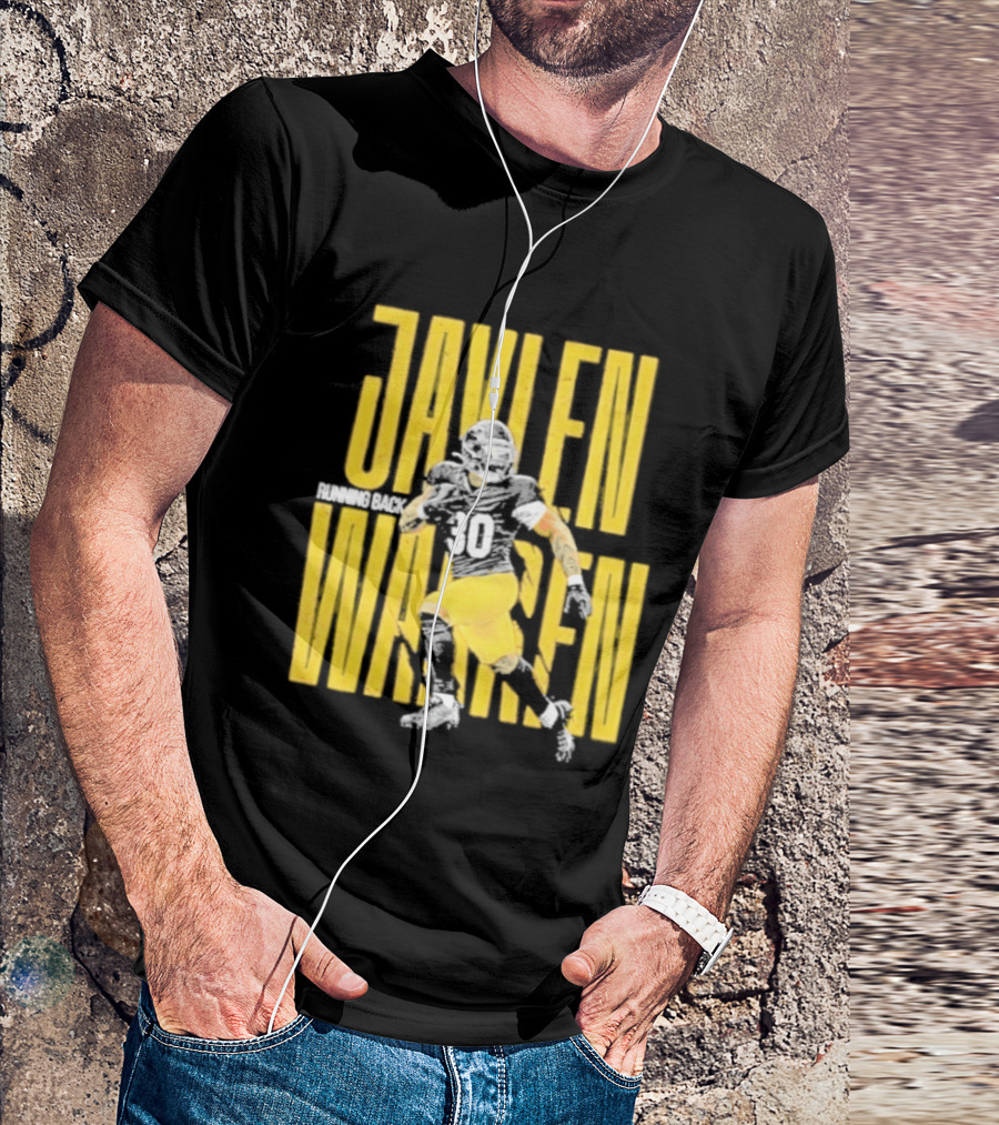 Jaylen Warren Pittsburgh Steelers Football Player Name T-Shirt