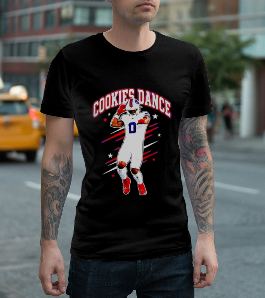 Keon Coleman Cookies Dance Buffalo Bills Football Player T-Shirt