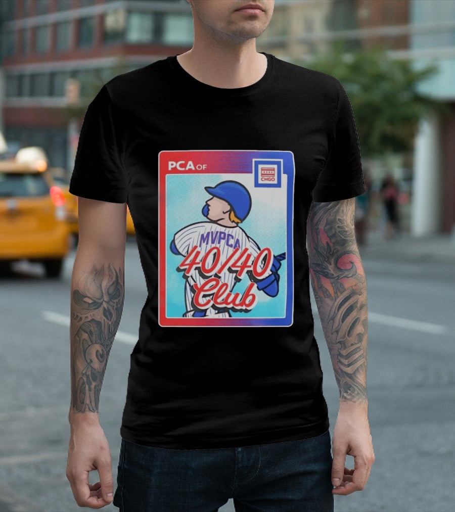 PCA CHGO MVP 40/40 Club Baseball Chicago Cubs T-Shirt
