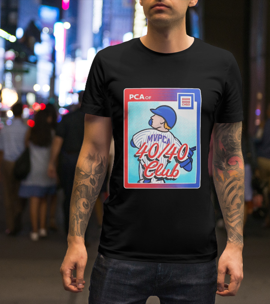 PCA CHGO MVP 40/40 Club Baseball Chicago Cubs T-Shirt