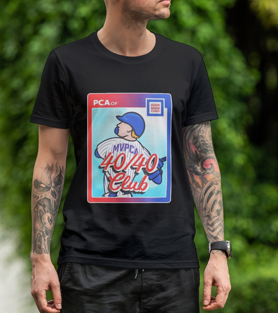 PCA CHGO MVP 40/40 Club Baseball Chicago Cubs T-Shirt