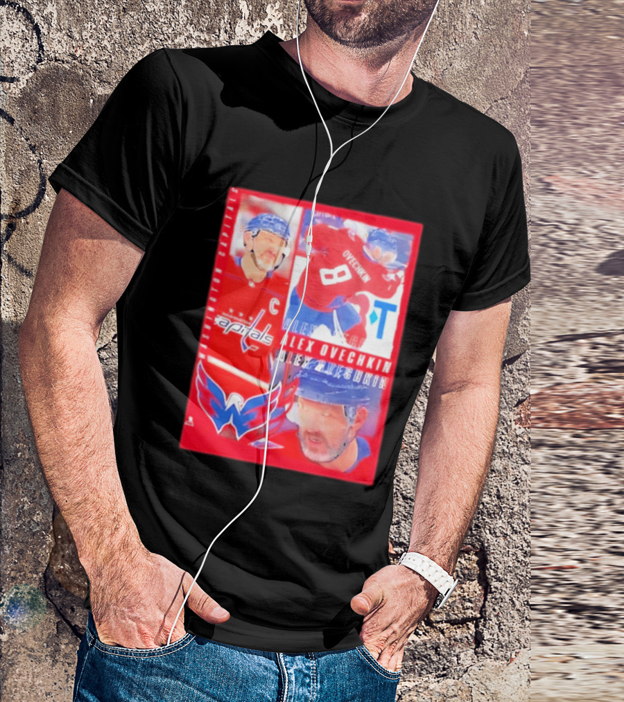 Washington Capitals Alex Ovechkin 8 NHL 2026 T-Shirt