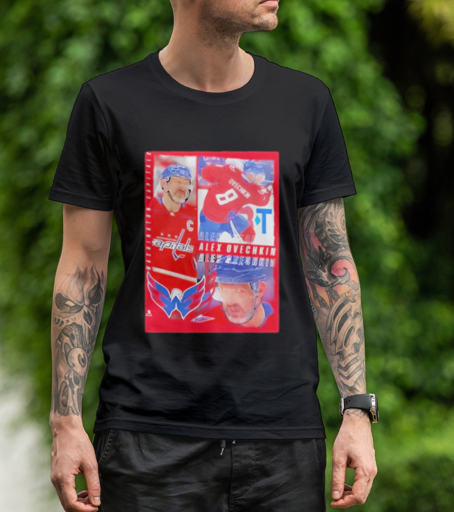 Washington Capitals Alex Ovechkin 8 NHL 2026 T-Shirt