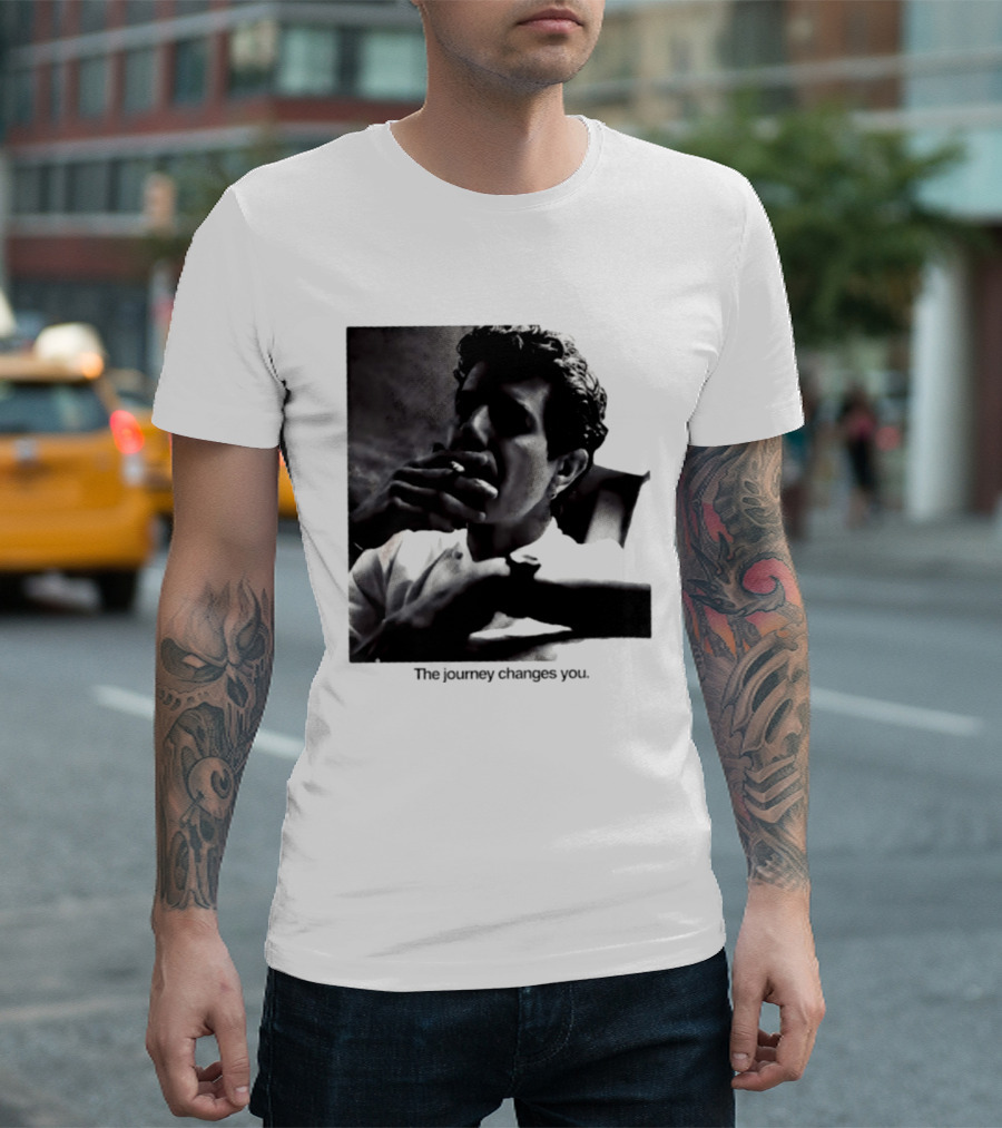 Anthony Bourdain Smoking The Journey Changes You T-Shirt