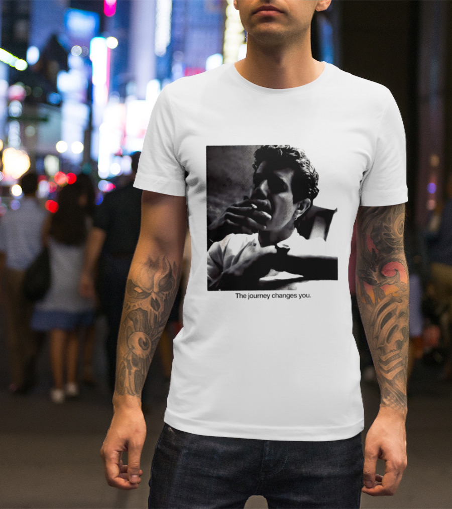 Anthony Bourdain Smoking The Journey Changes You T-Shirt