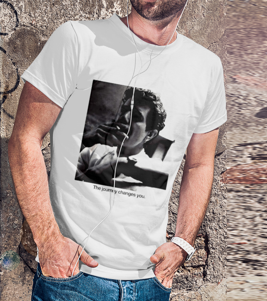 Anthony Bourdain Smoking The Journey Changes You T-Shirt