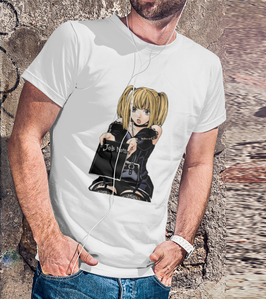 Misa Amane Job Note Anime Character Posing In Gothic Outfit T-Shirt