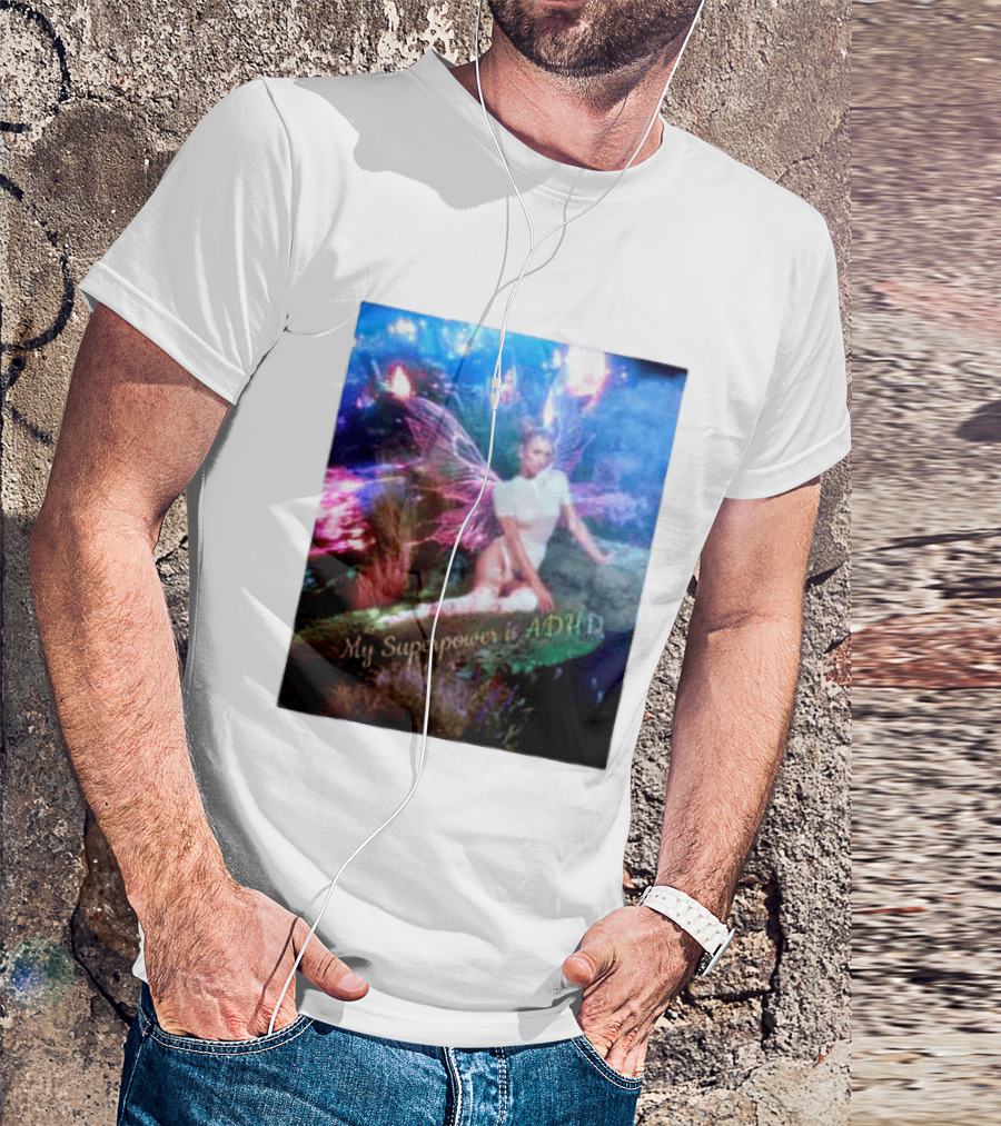 Paris Hilton My Superpower Is ADHD Fairy Meadow T-Shirt