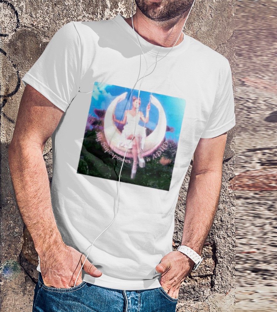 Paris Hilton Moon Swing My Superpower Is ADHD T-Shirt