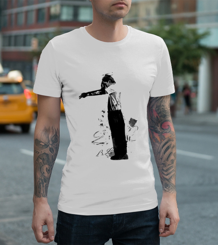 The Kid Laroi A Perfect World Tour 2026 Black Scribble T-Shirt