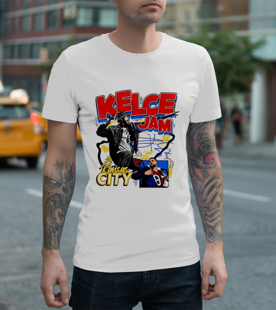 Kelce Jam Kansas City Chiefs Football Star T-Shirt
