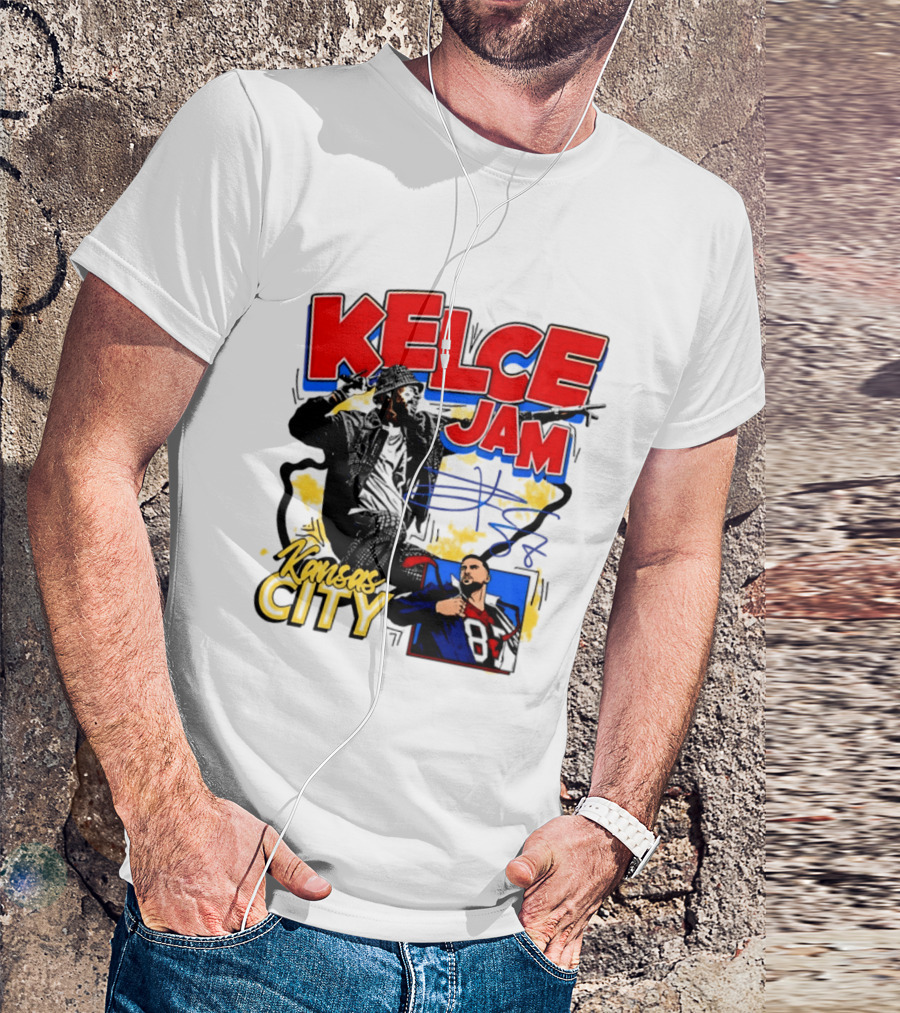 Kelce Jam Kansas City Chiefs Football Star T-Shirt