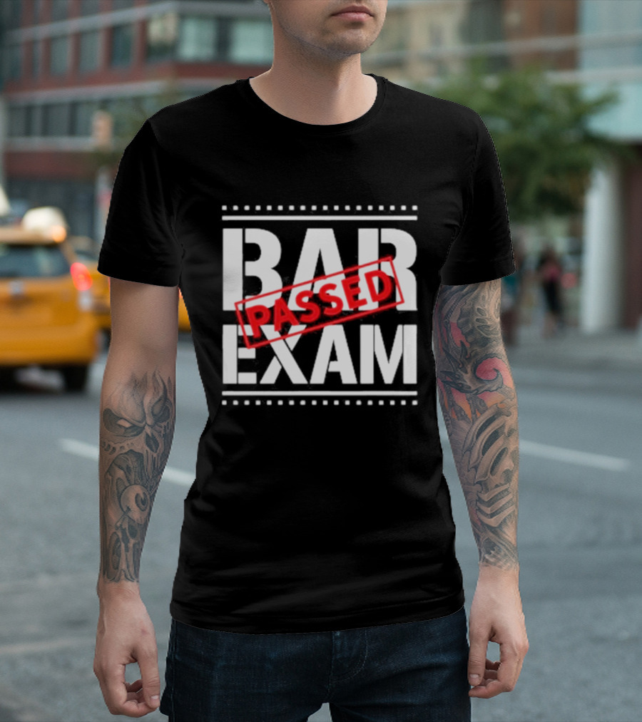 Congratulations Passed Bar Exam Humor Celebration T-Shirt