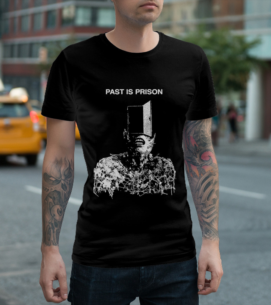 Past Is Prison Dark Horror Door Head Creepy T-Shirt