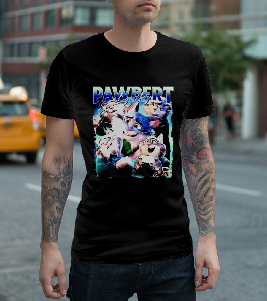 PAWBERT Lynxley Movie Feline Lynx Cat T-Shirt