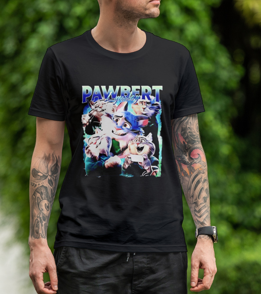 PAWBERT Lynxley Movie Feline Lynx Cat T-Shirt