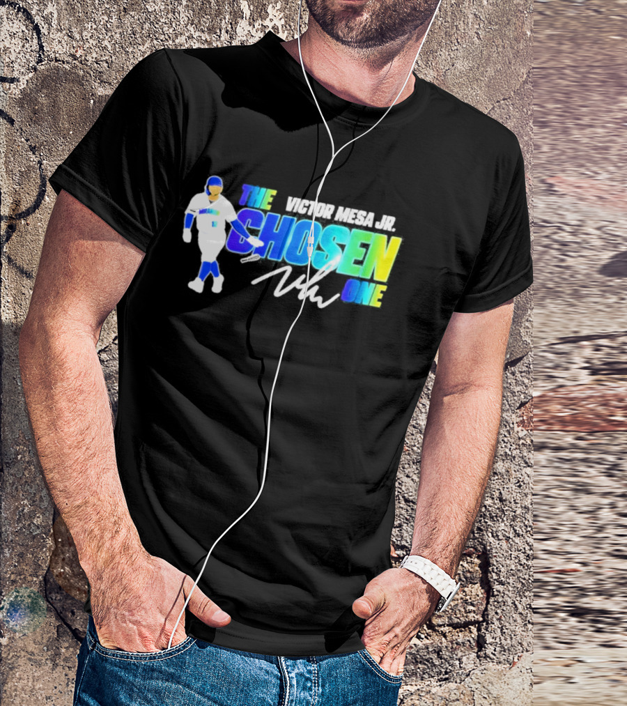 Rays Victor Mesa Jr The Chosen One Baseball Player T-Shirt