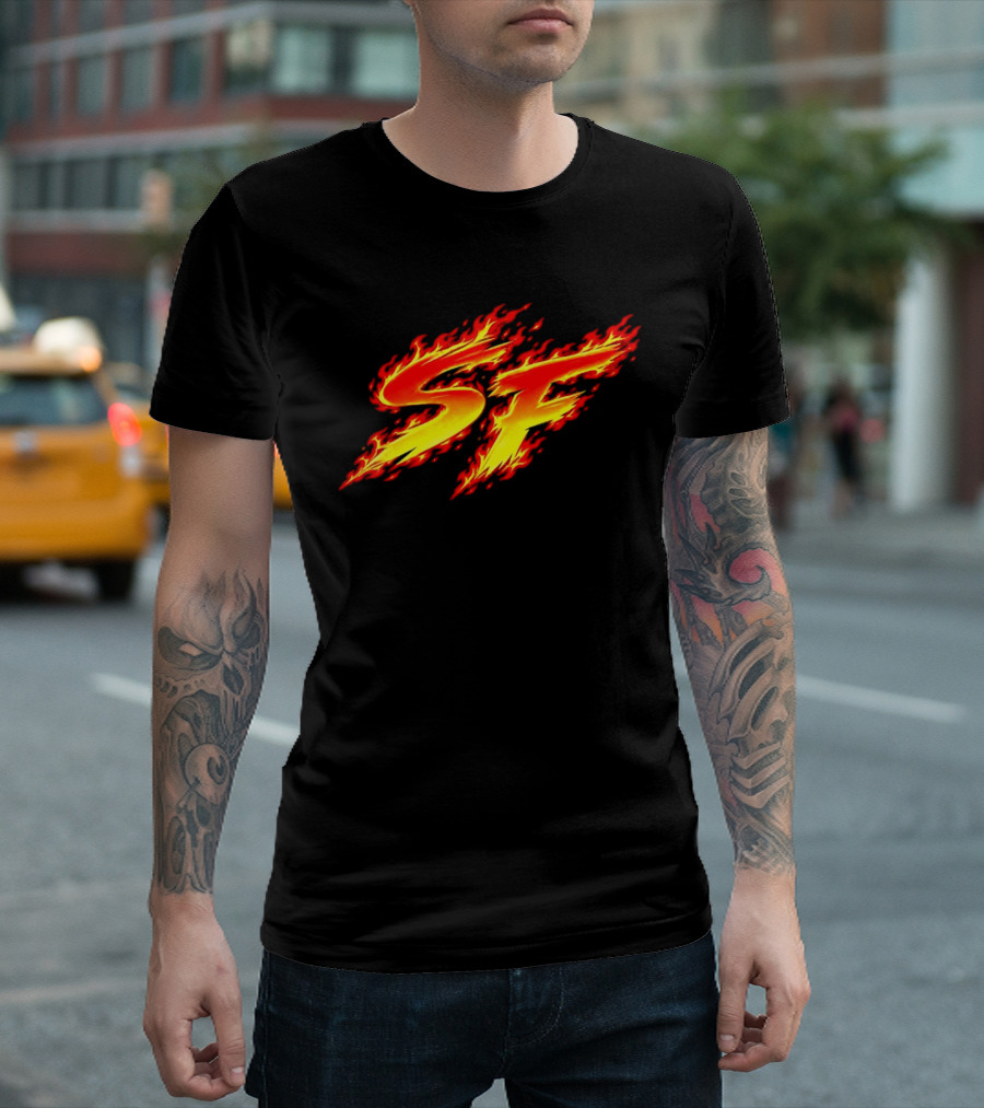 SF Flames Hot Rod Flaming T-Shirt