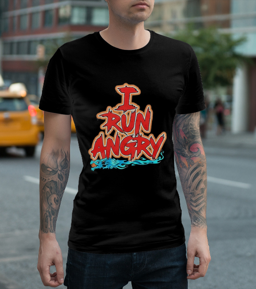 I Run Angry Josh Jacobs Game Day T-Shirt