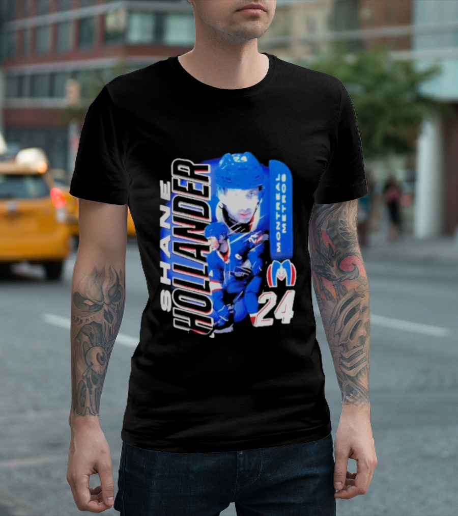 Shane Hollander 24 Montreal Metros Hockey Movie Rivalry T-Shirt