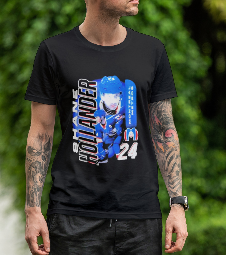 Shane Hollander 24 Montreal Metros Hockey Movie Rivalry T-Shirt