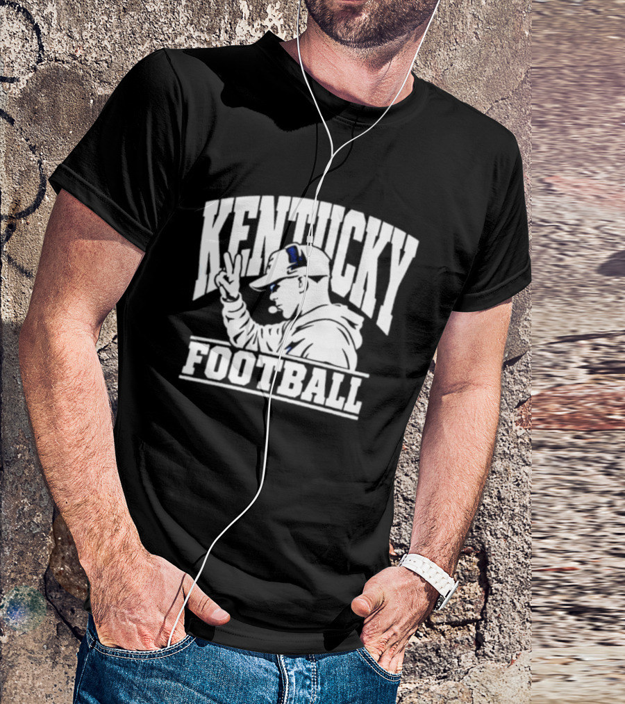 Kentucky Football Coach Two Finger Gameday Kentucky Football T-Shirt