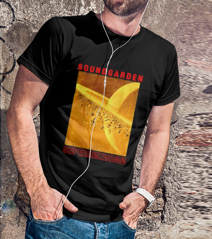 Soundgarden Superunknown Saturn Skulls Grunge Chris Cornell T-Shirt