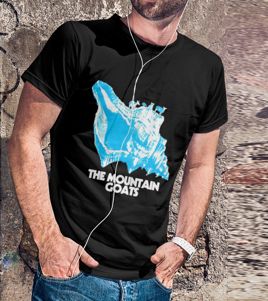 The Mountain Goats Indie Rock John Darnielle Blue Conch T-Shirt