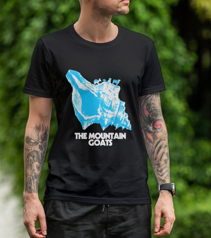 The Mountain Goats Indie Rock John Darnielle Blue Conch T-Shirt