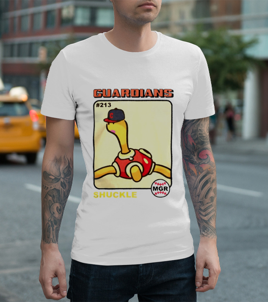 GUARDIANS Pokémon Shuckle #213 MGR Baseball Fusion T-Shirt