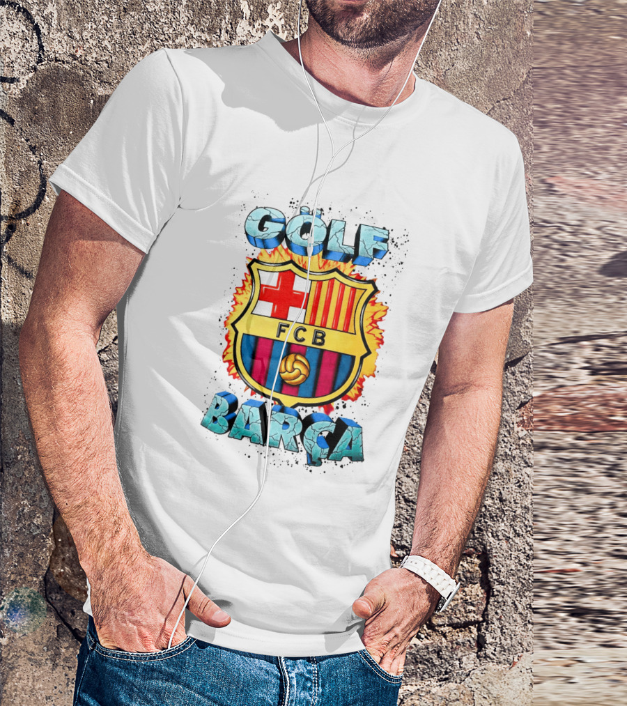 FCB Golf Barça Soccer Crest T-Shirt