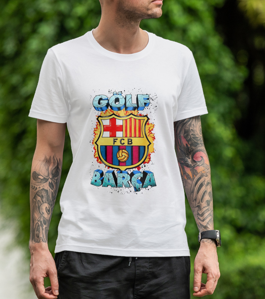 FCB Golf Barça Soccer Crest T-Shirt