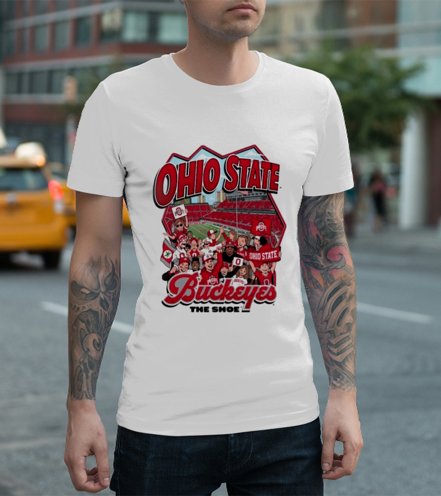 Ohio State Buckeyes The Shoe 2026 Football Ohio Stadium T-Shirt