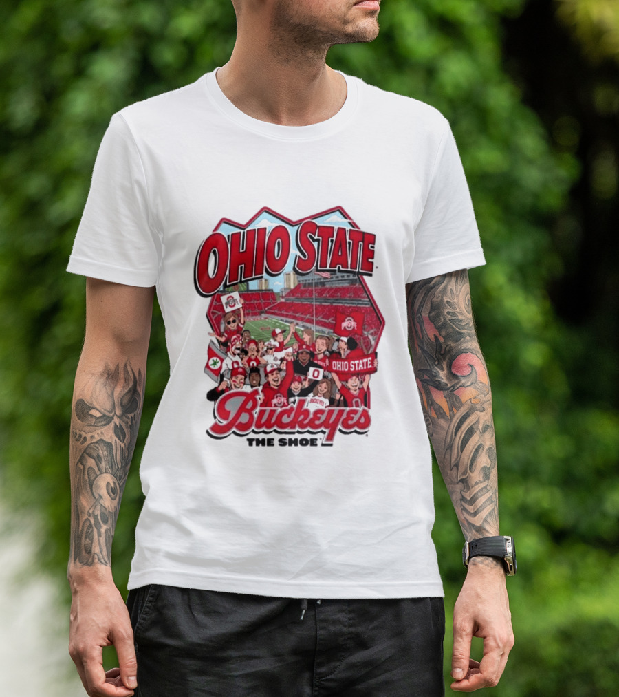 Ohio State Buckeyes The Shoe 2026 Football Ohio Stadium T-Shirt