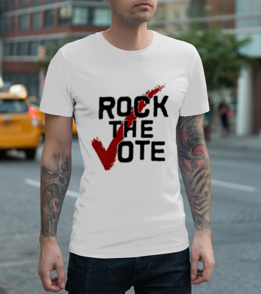 Rock The Vote You Don't Let Other People Choose Your Music Why Let Them Choose Your Future T-Shirt