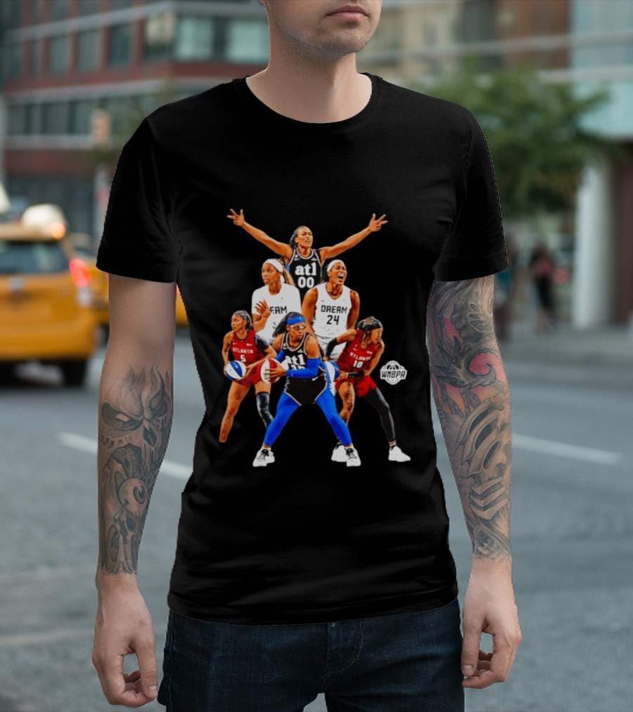 Atlanta Dream ATL All For ATL WNBPA 2026 Basketball Team Collaboration T-Shirt