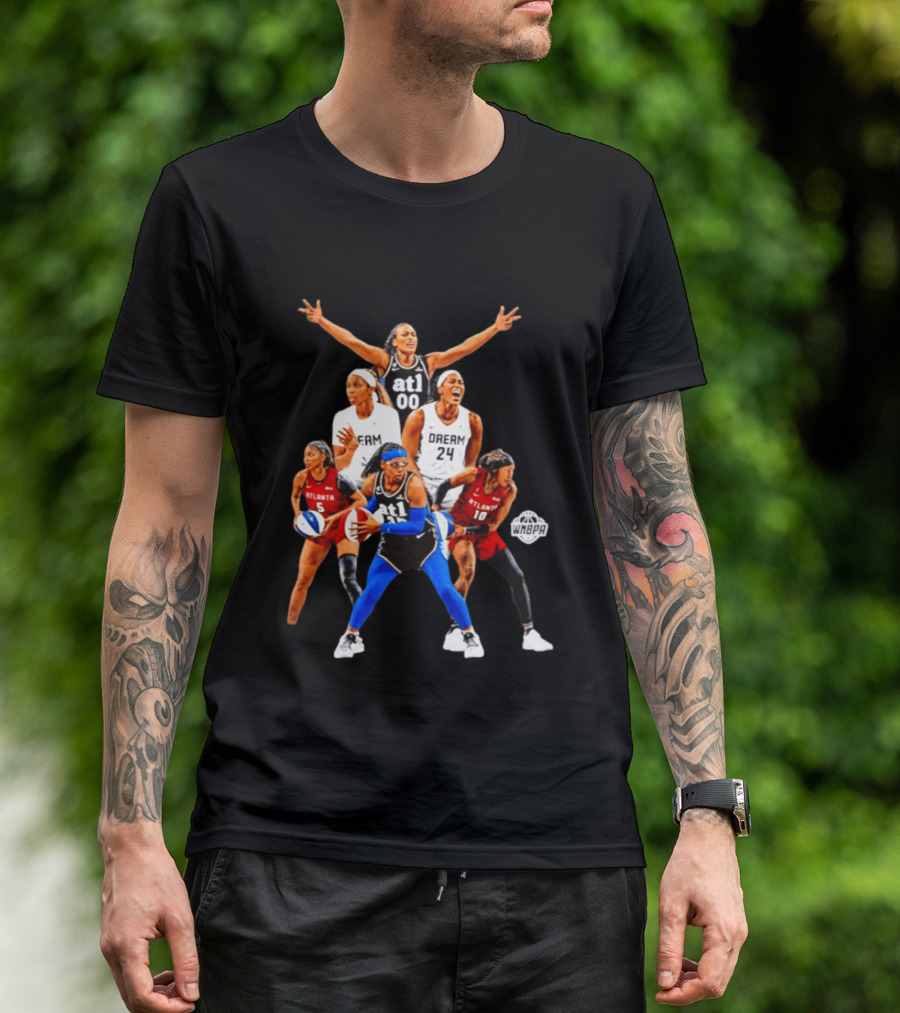 Atlanta Dream ATL All For ATL WNBPA 2026 Basketball Team Collaboration T-Shirt
