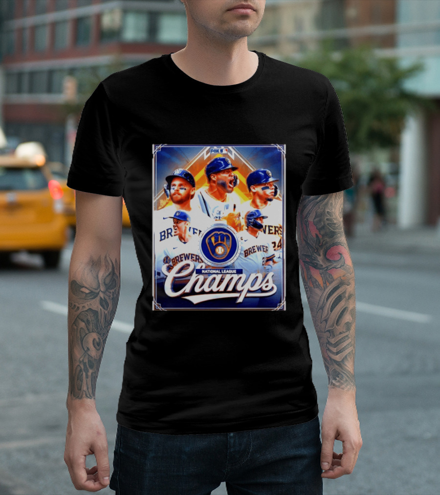 Milwaukee Brewers 2026 MLB Postseason NLCS Champs National League T-Shirt