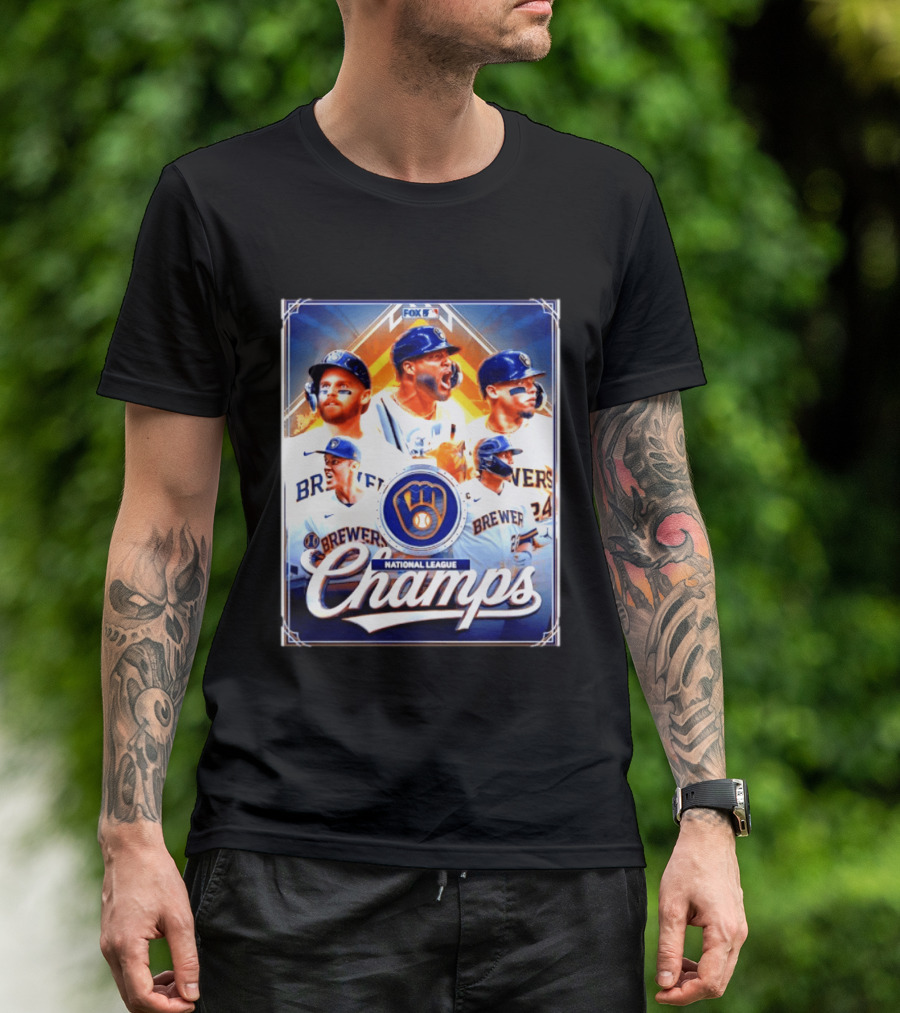 Milwaukee Brewers 2026 MLB Postseason NLCS Champs National League T-Shirt