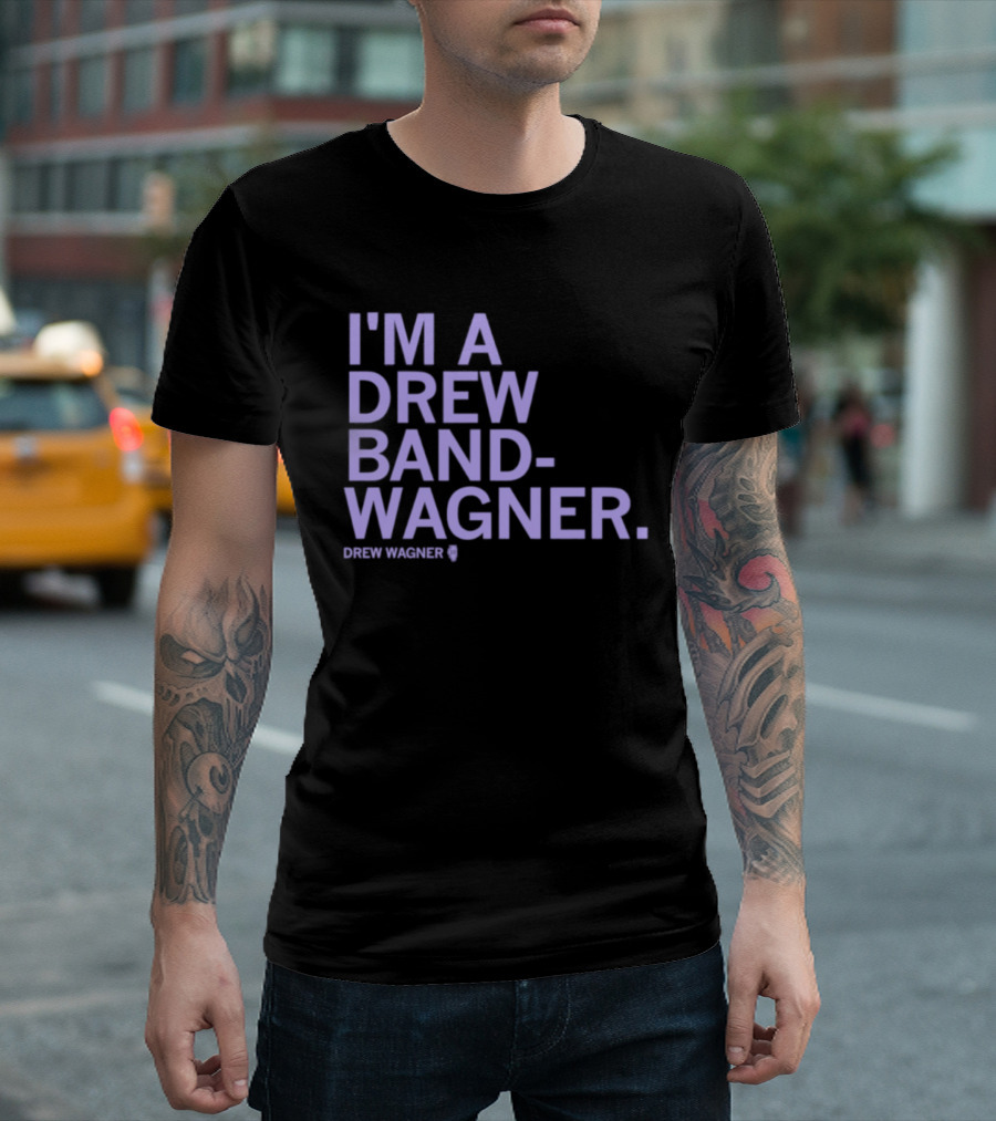 I'm A Drew Band Wagner Northwestern Wildcats Football T-Shirt