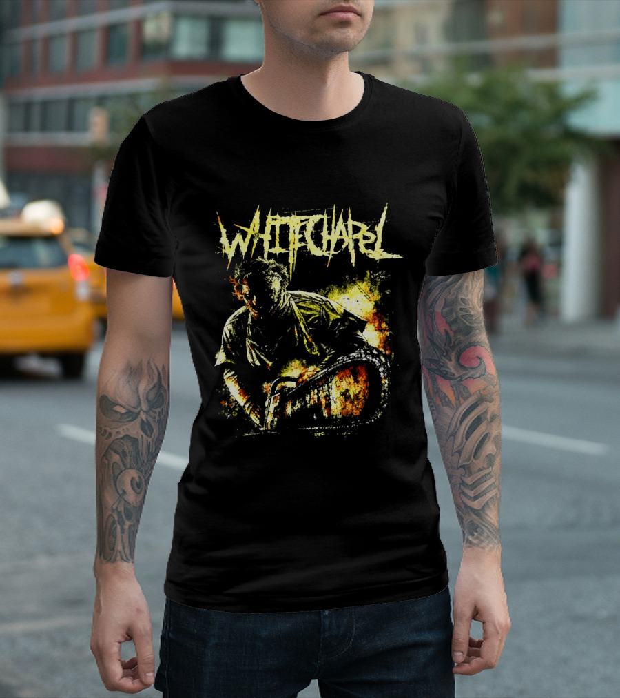Whitechapel Australia 2026 Tour Chainsaw Artistry T-Shirt