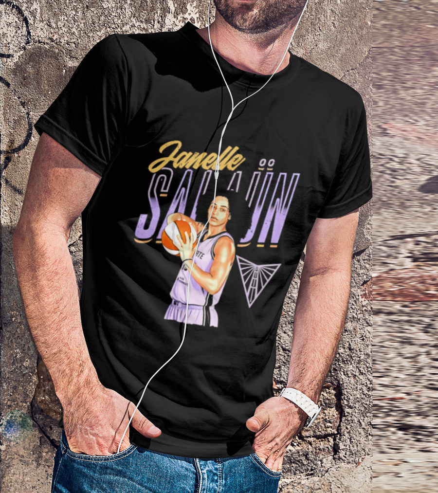 Janelle Salaun Golden State Valkyries Basketball Pose 2026 T-Shirt