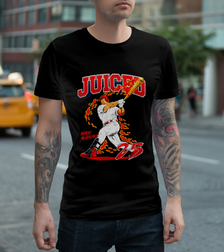Juiced 25 St. Louis Cardinals MLB Slugger Swing T-Shirt