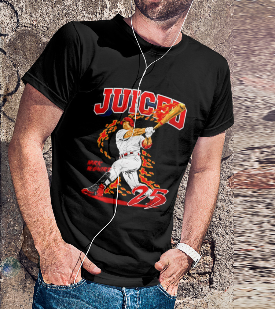 Juiced 25 St. Louis Cardinals MLB Slugger Swing T-Shirt