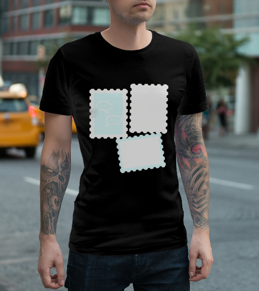 MassBQ Postage Stamps Speech Bubbles Collection T-Shirt