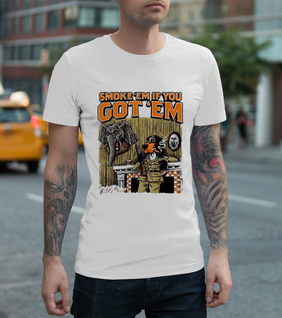 Smoke 'Em If You Got 'Em Tennessee Volunteers Beat Alabama Crimson Tide 26 10 T-Shirt