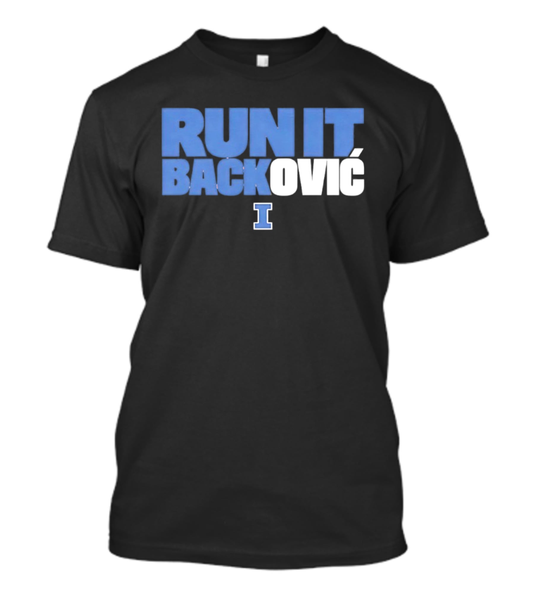 Andrej Stojakovic Illinois Fighting Illini Run It Backovic T-Shirt