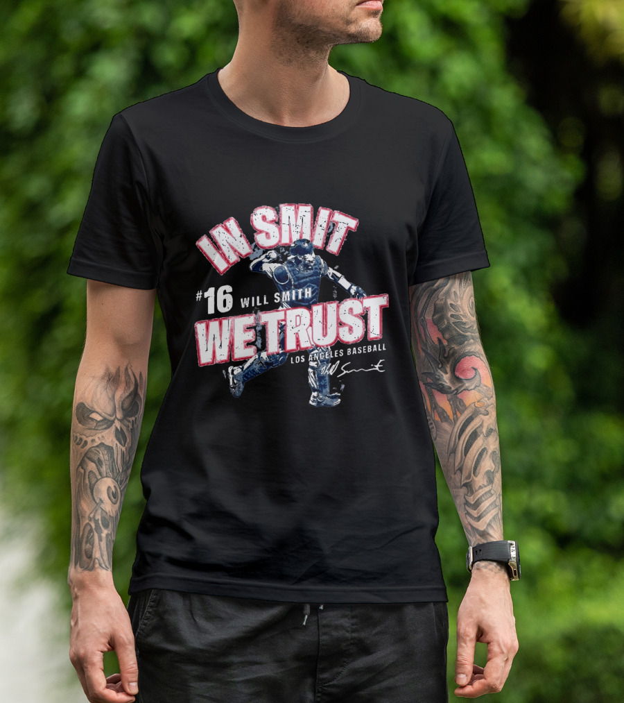 In Smit We Trust #16 Will Smith Los Angeles Baseball T-Shirt