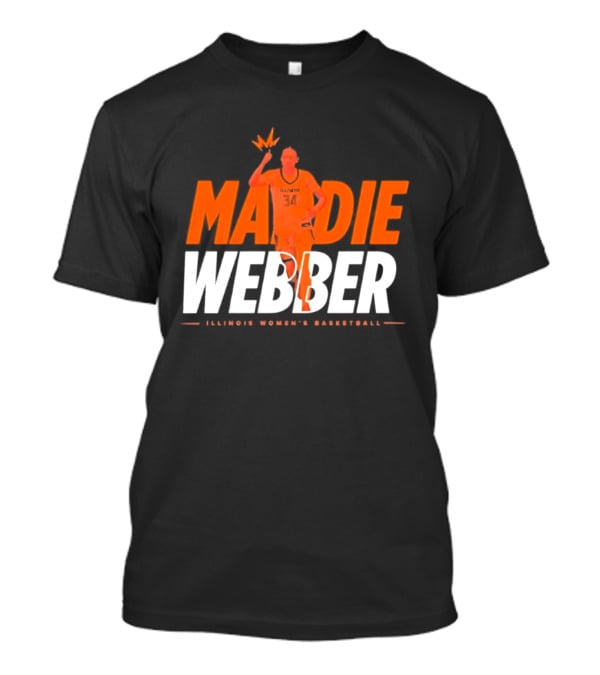 Maddie Webber Illinois Women's Basketball Fighting Illini T-Shirt