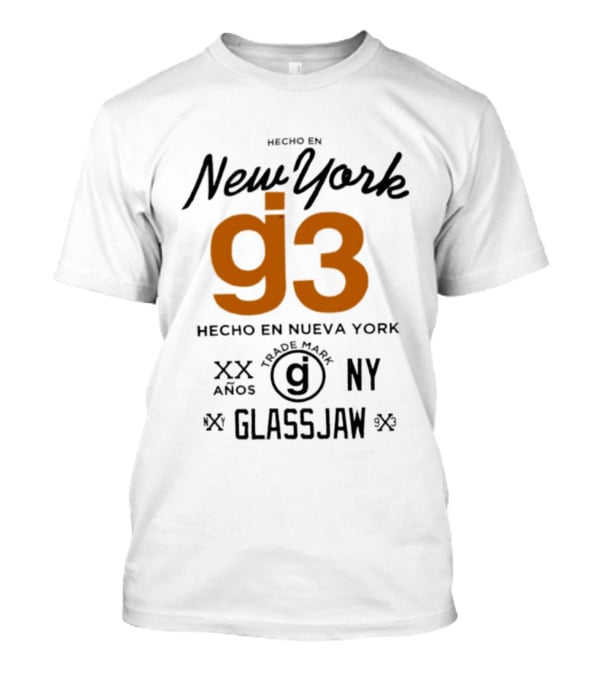 Hecho En New York 93 Glassjaw Trademark XX Años Nueva York NY T-Shirt